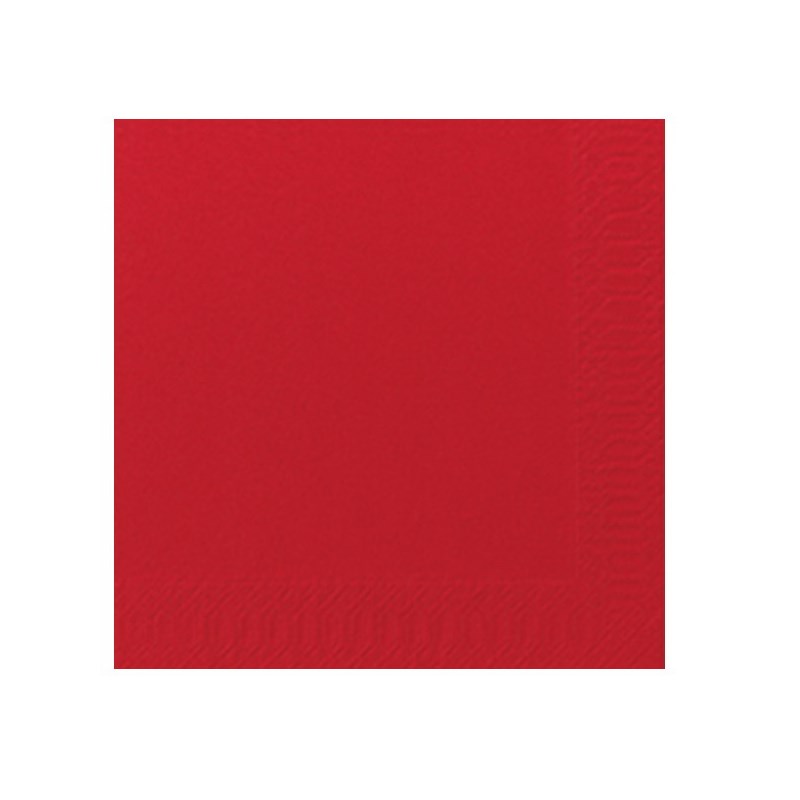 Servietten Duni 24x24 - 2 lg - rot - 300 Stck